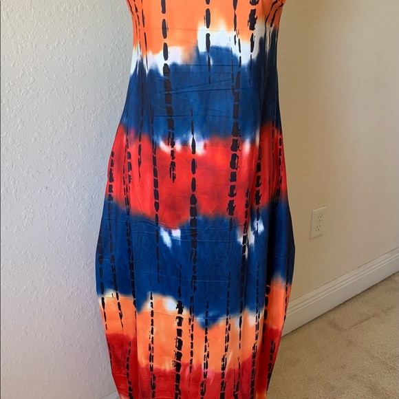 DIVA TYE DYE MAXI DRESS - NWOT😎 - Picture 2 of 4